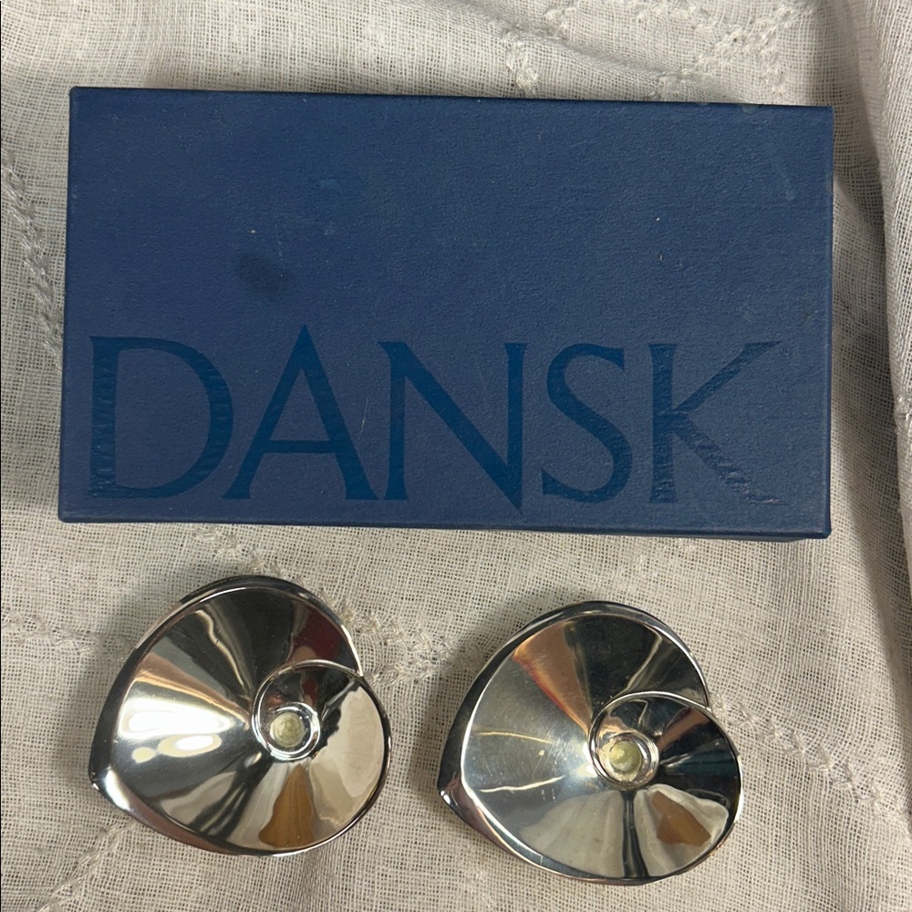 DANSK Silver plate hearts by V. Torun Bulow-Hube